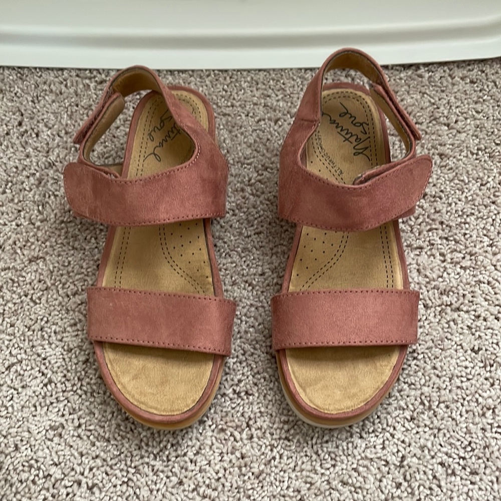 Pink sandals. Very comfortable